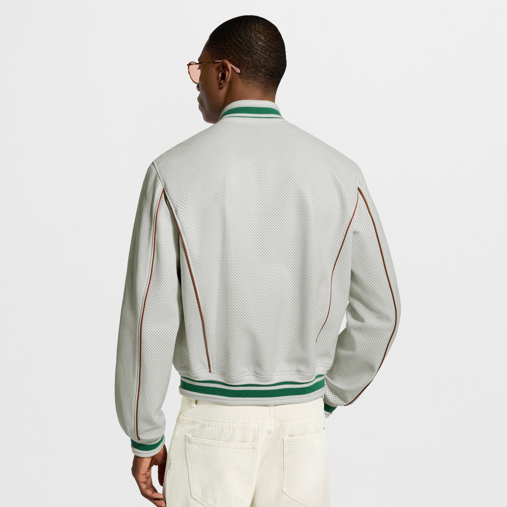 Perforated Leather Tracktop - Ready-to-Wear | LOUIS VUITTON